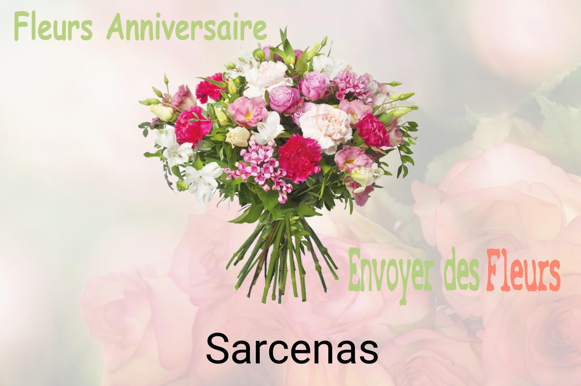 Bouquet de fleurs d’anniversaire livré à Sarcenas