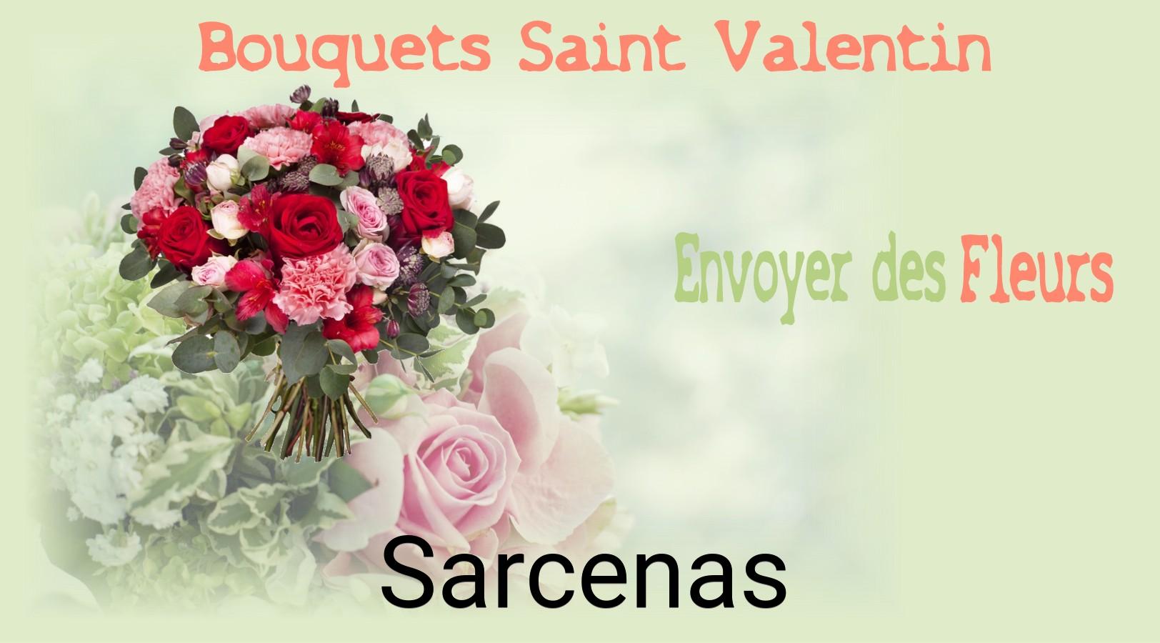 Roses de Saint-Valentin livrées à Sarcenas
